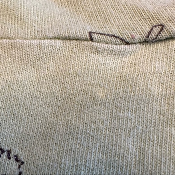 Fresh Produce. Green and Brown V -Neck tank top. Some fabric discolorations. - Picture 4 of 6